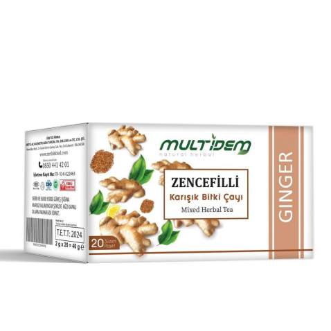 Zencefilli Karışık Bitki Çayı 40 gr.